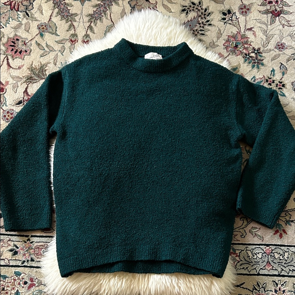 Universal Thread Women's Mock Neck Sweater in Deep Teal
